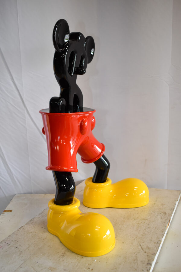 Distinctive and Playful Mickey Themed Dollar Sign Resin Statue 22" x 15" x 29"H - Image 11
