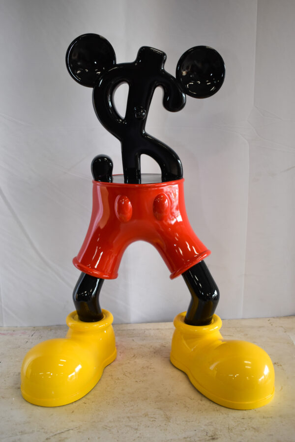 Distinctive and Playful Mickey Themed Dollar Sign Resin Statue 22" x 15" x 29"H - Image 13