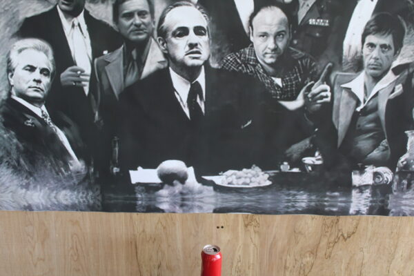Giant Canvas of Godfather Cast Black and White 44 x 65 - Image 3