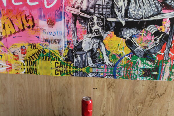 Love Is All We Need Neon Modern Unframed Rolled Canvas 44 x 84 - Image 5