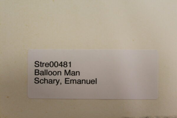 Balloon Man by Emanuel Schary Black and White Lithograph 10 x 15 - Image 8