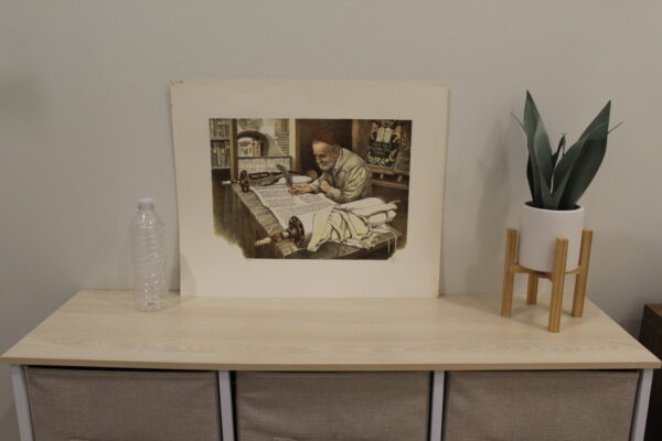 Scribe by Emanuel Schary Colored Lithograph 15 x 10 - Image 5