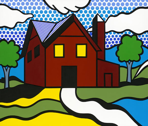 Next Door to Master, Acrylic Painting, Stretched Canvas, Art by Jozza 40" x 36"