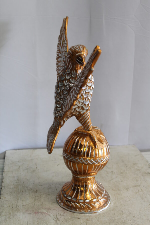 Golden Touched Aluminum Eagle Statue Majestic Home Accent 18" x 7" x 19"H - Image 6