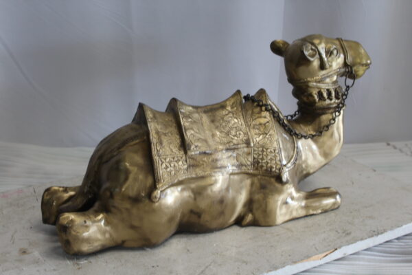 Metal Camel Lying Statue, Desert Majesty for Your Décor 24" x 9" x 13"H - Image 9