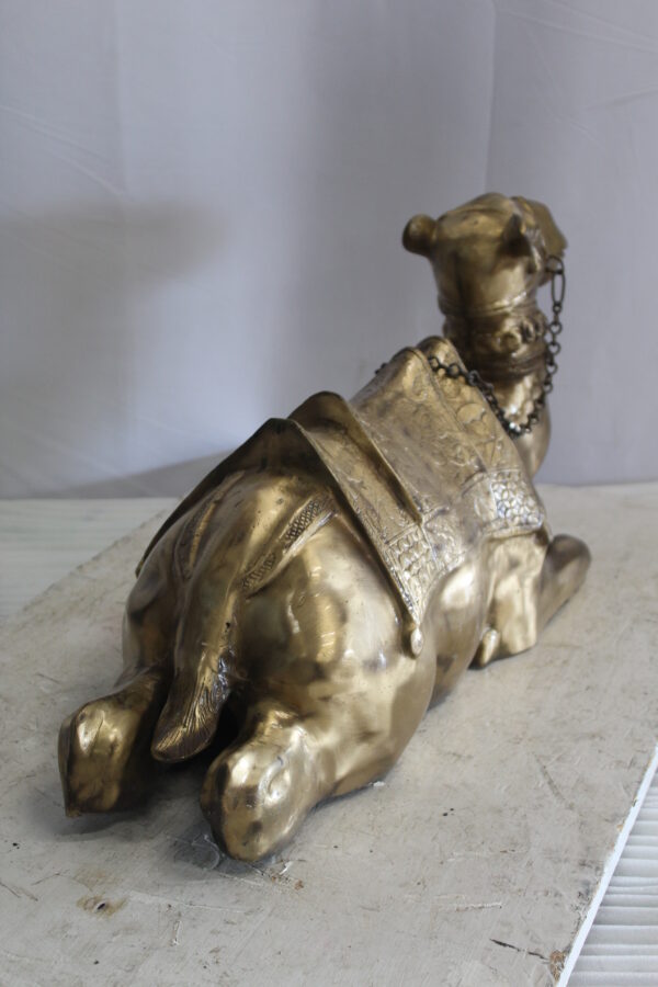 Metal Camel Lying Statue, Desert Majesty for Your Décor 24" x 9" x 13"H - Image 10