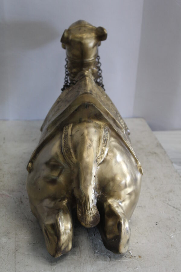 Metal Camel Lying Statue, Desert Majesty for Your Décor 24" x 9" x 13"H - Image 11