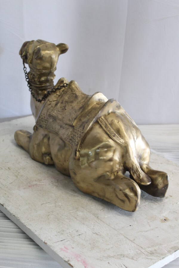 Metal Camel Lying Statue, Desert Majesty for Your Décor 24" x 9" x 13"H - Image 12