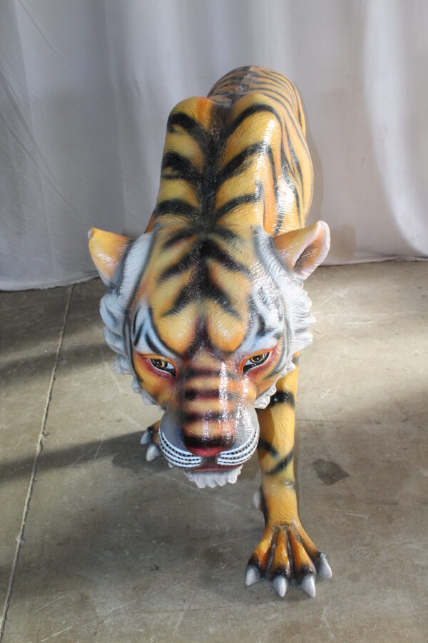 Life Size Fiberglass Tiger Statue, Captivating Majesty 92" x 20" x 40"H - Image 5
