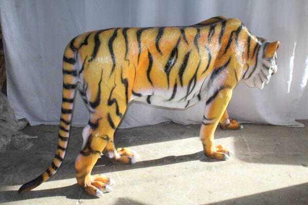 Life Size Fiberglass Tiger Statue, Captivating Majesty 92" x 20" x 40"H - Image 10