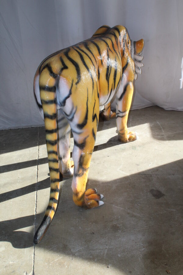 Life Size Fiberglass Tiger Statue, Captivating Majesty 92" x 20" x 40"H - Image 11