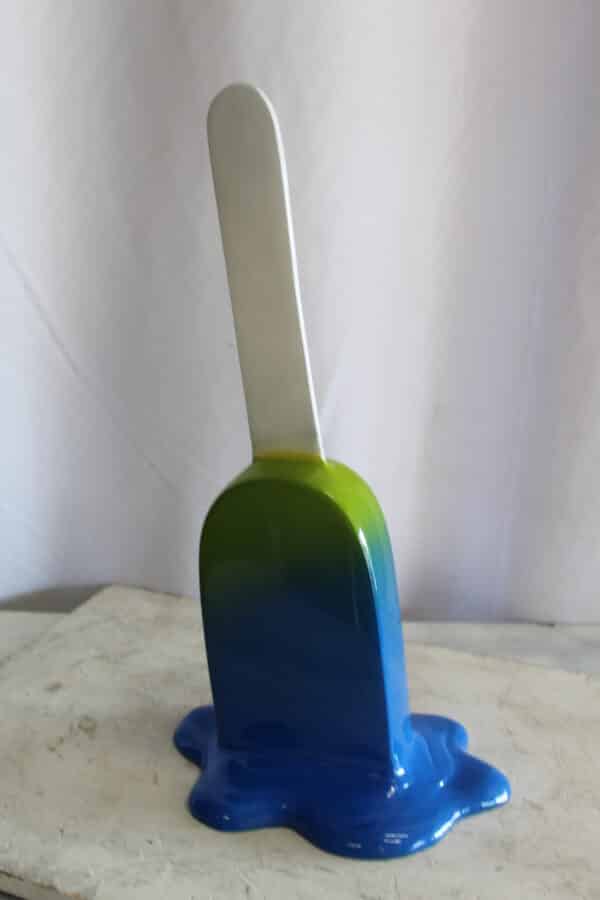 Green and Blue, Giant Popsicle made of Fiberglass 9" x 12" x 24"H - Image 7