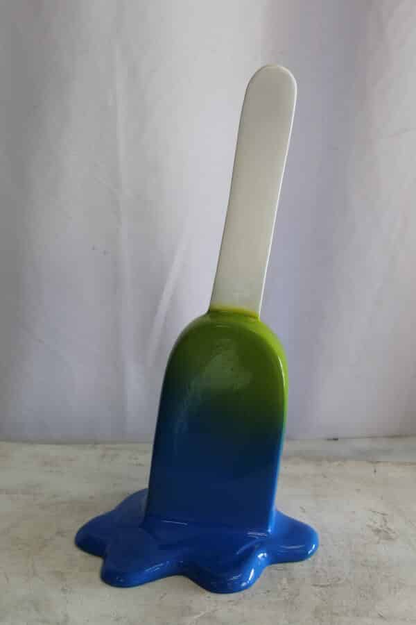 Green and Blue, Giant Popsicle made of Fiberglass 9" x 12" x 24"H - Image 12