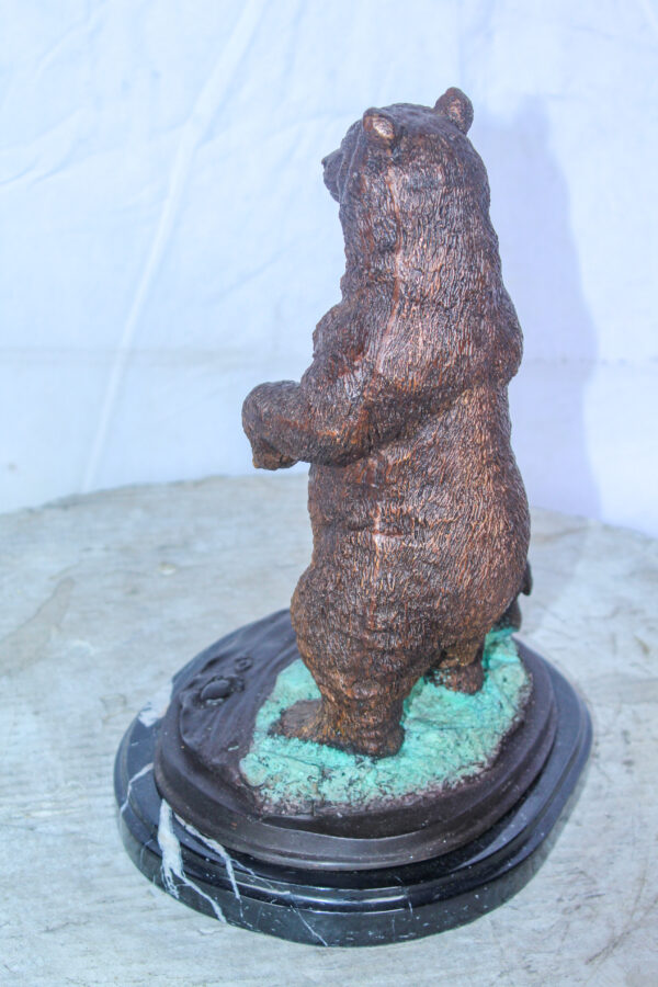 Bronze Cub And Mama Bear Statue, Perfect Wildlife Decor for Home 10" x 8" x 13"H - Image 9