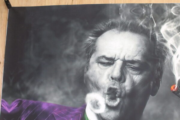 Jack Nicholson Cigar Rings Giant Canvas Painting Print Unstretched, 53"x44" - Image 6