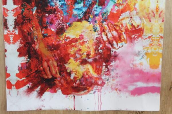 Pop Art Painting of Keith Richards, giant size Unstretched Canvas, 44"x64" - Image 8