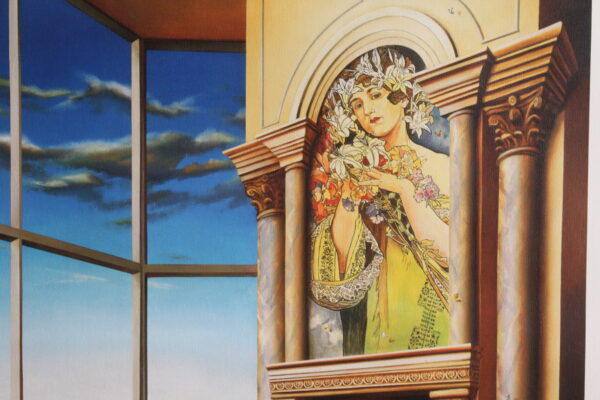 Orlando Quevedo By the Seashore on Unstretched Canvas Medium, 20"x30" - Image 7