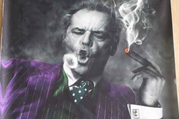 Jack Nicholson Cigar Rings Giant Canvas Painting Print Unstretched, 53"x44" - Image 11