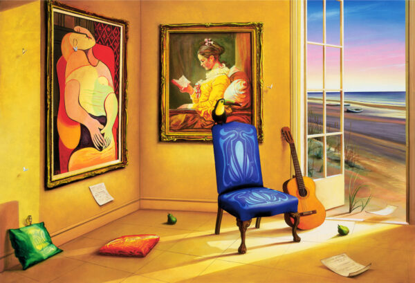 Summer Set by Orlando Quevedo on Unstretched Canvas Med, 30"x20"