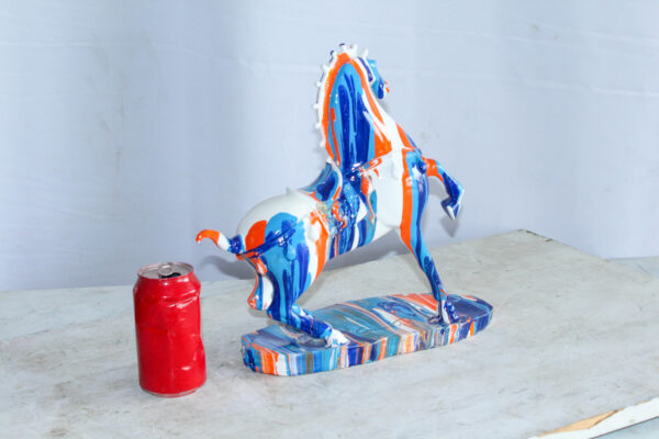 Modern Color Splash Horse Statue Tabletop Home Decor 13" x 6" x 13"H - Image 2