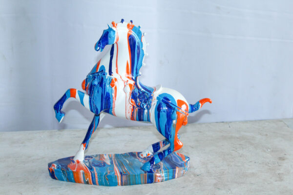 Modern Color Splash Horse Statue Tabletop Home Decor 13" x 6" x 13"H - Image 7