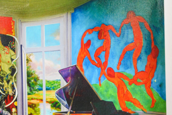 Orlando Ballerinas Getting Prepared Giclee Original Painting, 24"x20" - Image 6