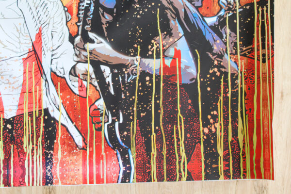 Rolling Stones Band, Giant Graphic Art Print Poster Music Backgrounds, 62"x42" - Image 6