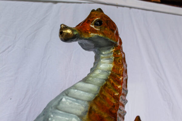 Bronze Seahorse And Baby Statue Ocean Reef Art Décor 16" x 14" x 43"H - Image 10