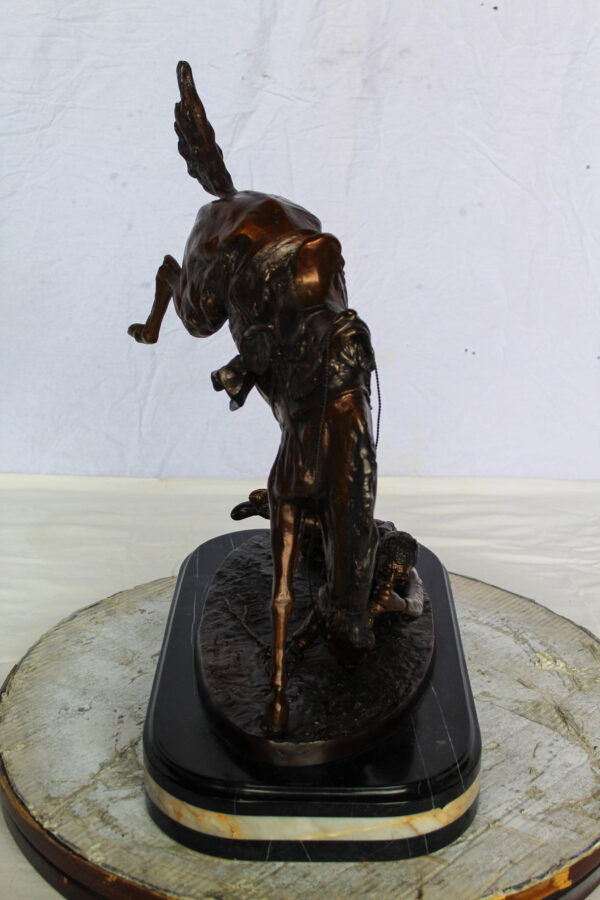 Wicked Pony Bronze Statue by Frederic Remington 19" x 11" x 23"H - Image 6
