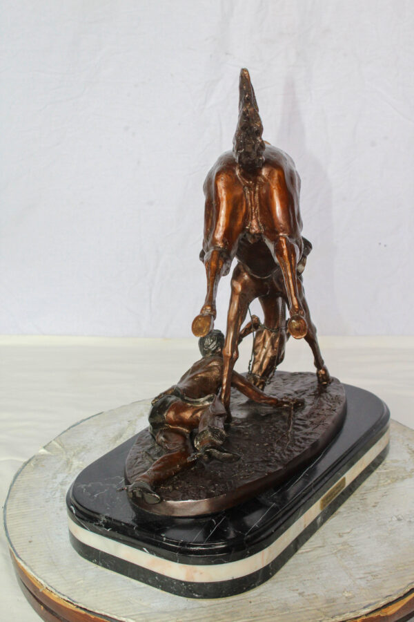 Wicked Pony Bronze Statue by Frederic Remington 19" x 11" x 23"H - Image 11