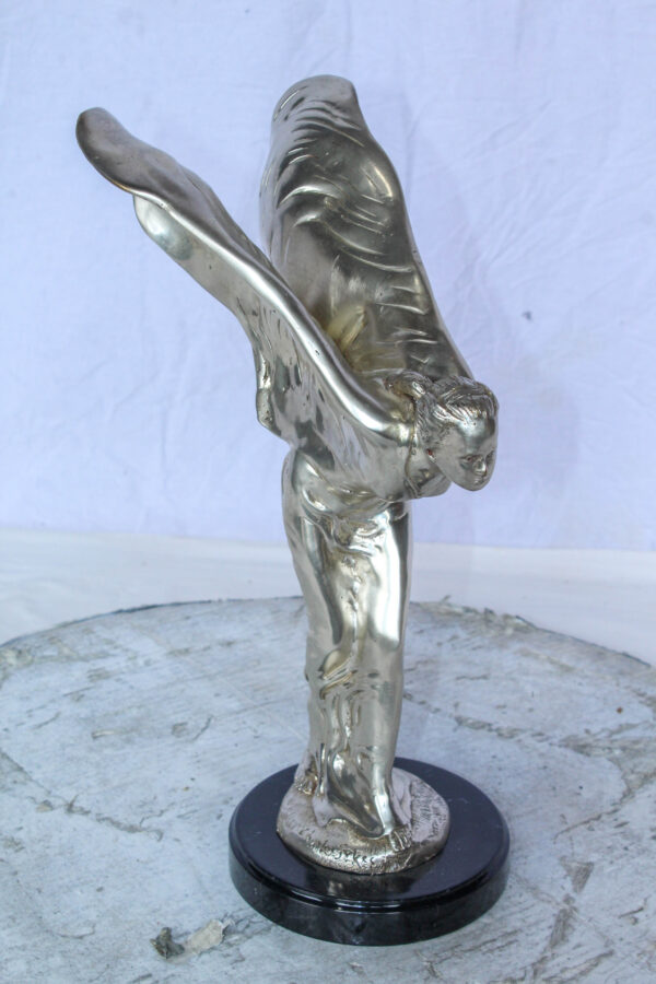 Spirit of Ecstasy Rolls Royce Replica Bronze Statue 7" x 11" x 16"H - Image 11