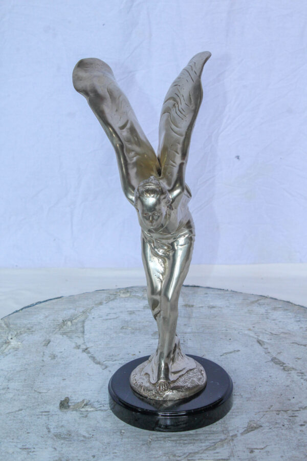 Spirit of Ecstasy Rolls Royce Replica Bronze Statue 7" x 11" x 16"H - Image 12