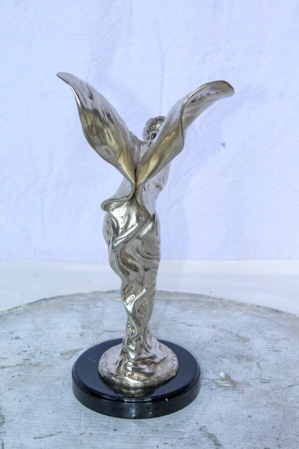 Spirit of Ecstasy Rolls Royce Replica Bronze Statue 7" x 11" x 16"H - Image 6