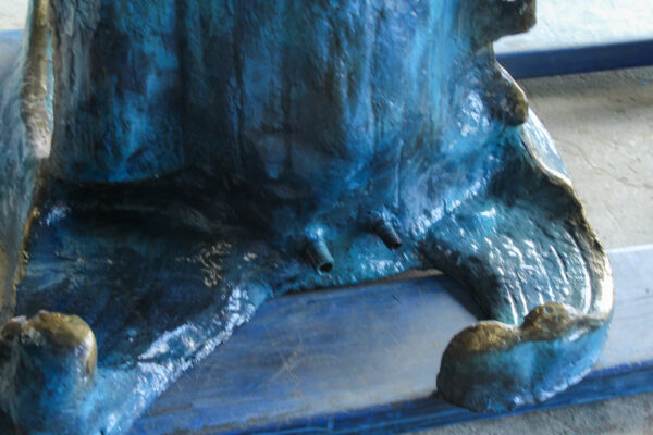 Giant Bronze Three Sea Turtles Fountain Statue Coral Base 50" x 40" x 68"H - Image 9