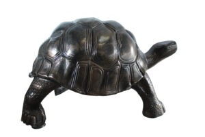 Giant Walking Tortoise Aluminum Statue for Garden or Décor 49" x 30" x 32"H