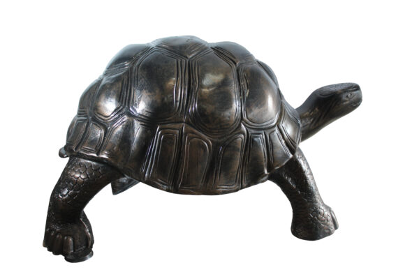 Giant Walking Tortoise Aluminum Statue for Garden or Décor 49" x 30" x 32"H