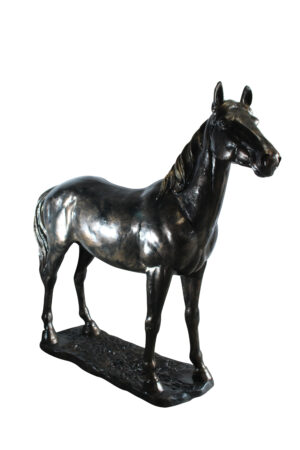 Majestic Aluminum Horse Statue Life Size Decorative Art 76" x 19" x 67"H