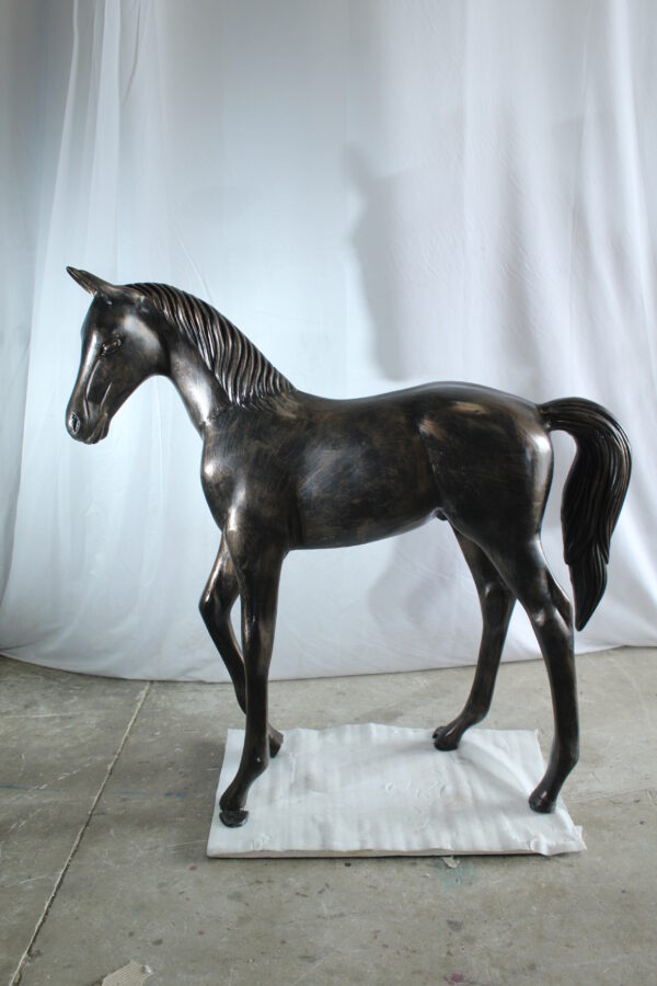 Life Size Aluminum Arabian Colt Horse Statue for Decoration 50" x 15" x 52"H - Image 11
