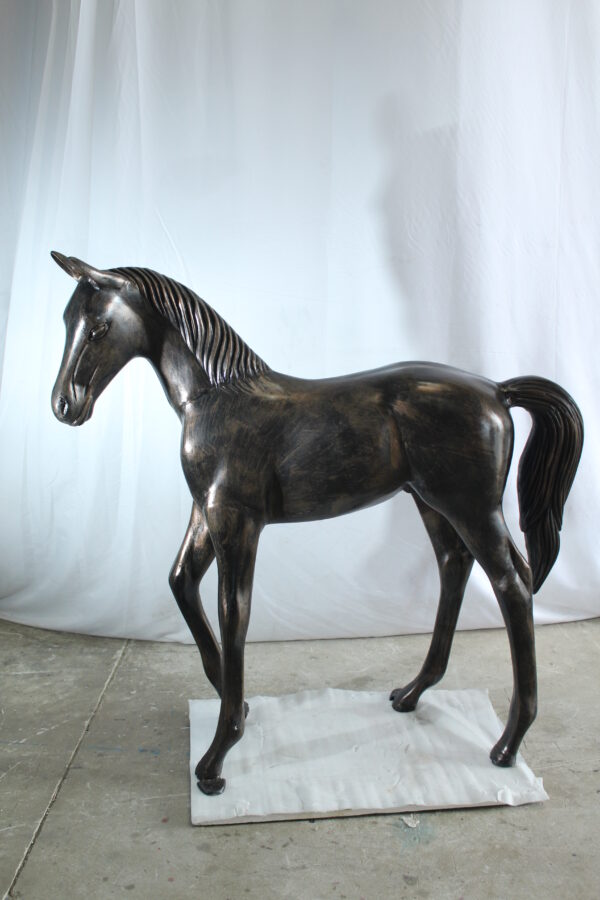 Life Size Aluminum Arabian Colt Horse Statue for Decoration 50" x 15" x 52"H - Image 8