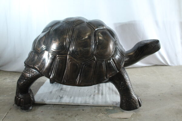 Giant Walking Tortoise Aluminum Statue for Garden or Décor 49" x 30" x 32"H - Image 9