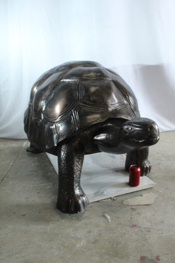 Giant Walking Tortoise Aluminum Statue for Garden or Décor 49" x 30" x 32"H - Image 11