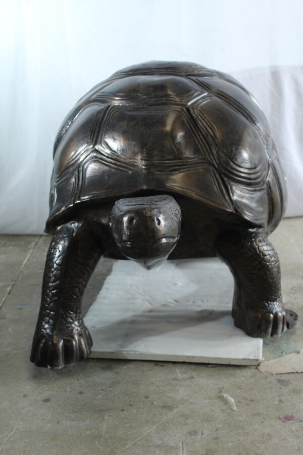 Giant Walking Tortoise Aluminum Statue for Garden or Décor 49" x 30" x 32"H - Image 12