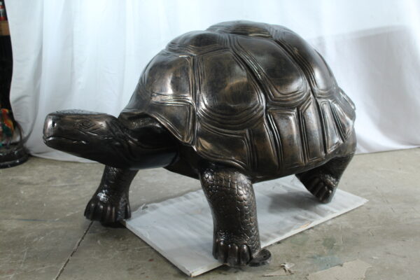 Giant Walking Tortoise Aluminum Statue for Garden or Décor 49" x 30" x 32"H - Image 13