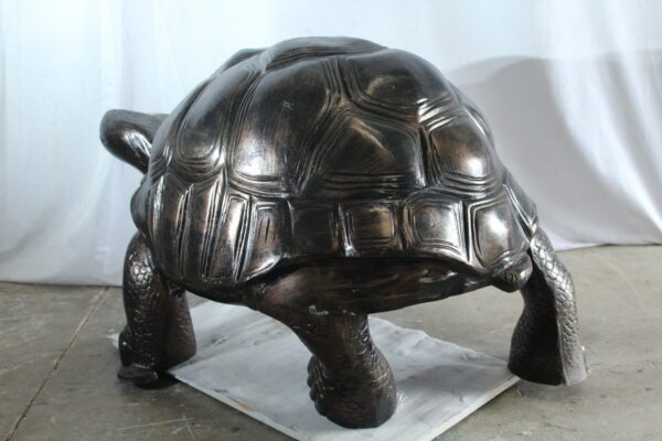 Giant Walking Tortoise Aluminum Statue for Garden or Décor 49" x 30" x 32"H - Image 4